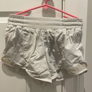 Size 2, 4 inch(long) lululemon hottie hot shorts